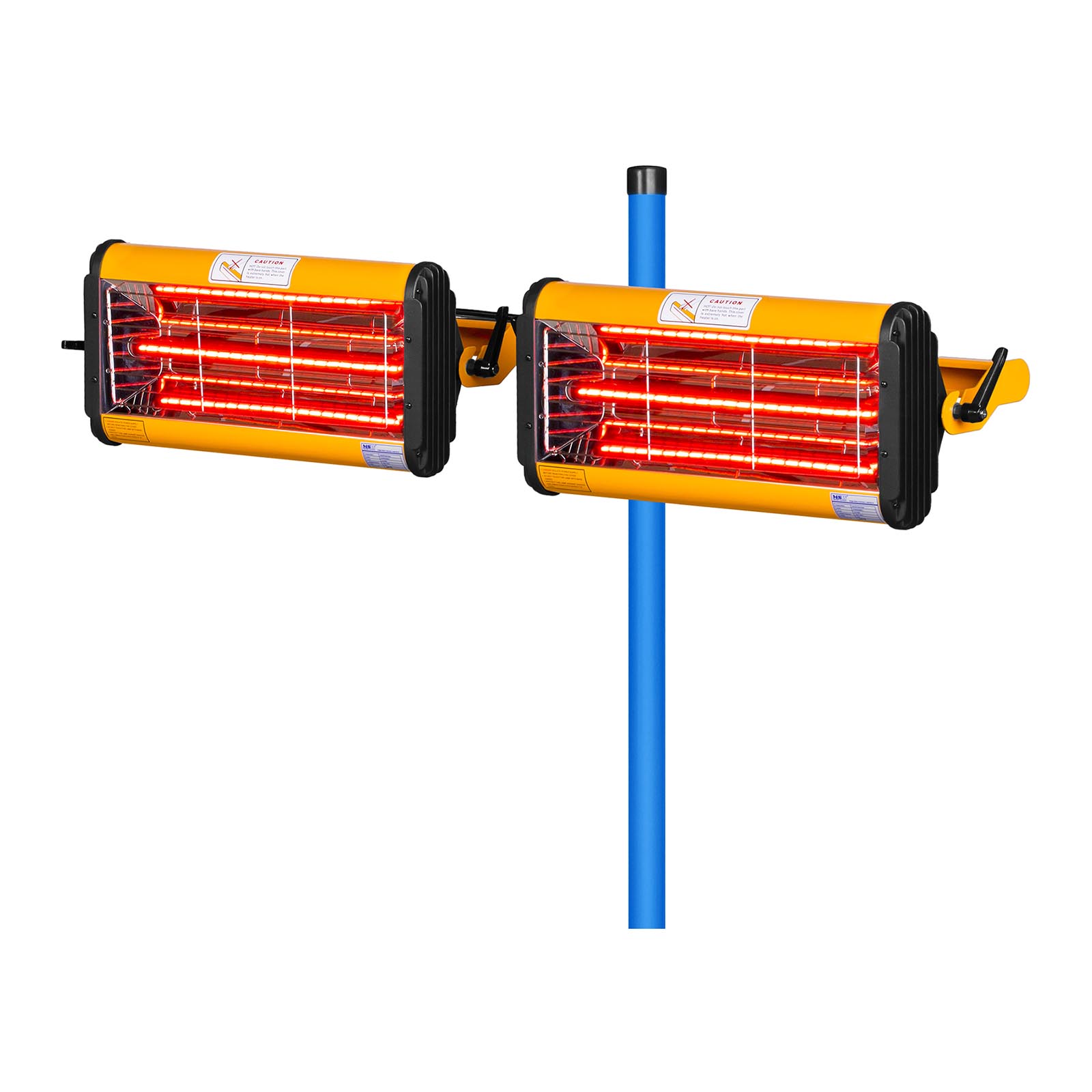 Essiccatore di vernice a infrarossi - 2.200 W - 2 lampade - MSW