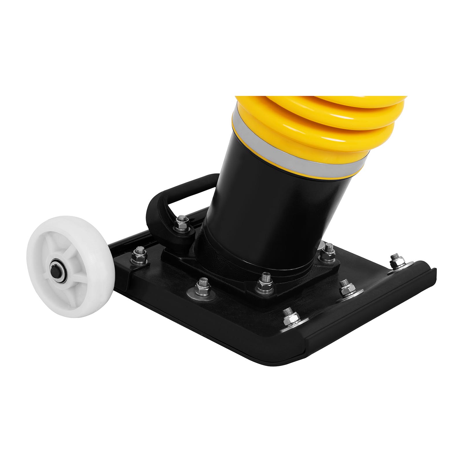 Pilonneuse Thermique MSW - Moteur Loncin 6.5ch, Force 10 KN, Plaque 34x28 Cm - Compacteur Sol, Gravier, Asphalte